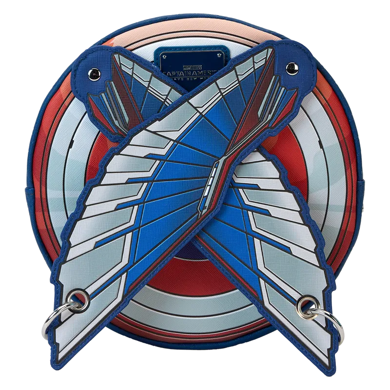 LOUMVTB0158 Captain America 4: Brave New World - Shield Crossbody Bag - Loungefly - Titan Pop Culture