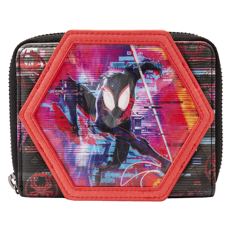 LOUMVWA0187 Spider-Man: Across the Spider-Verse - Lenticular Zip Around Purse - Loungefly - Titan Pop Culture