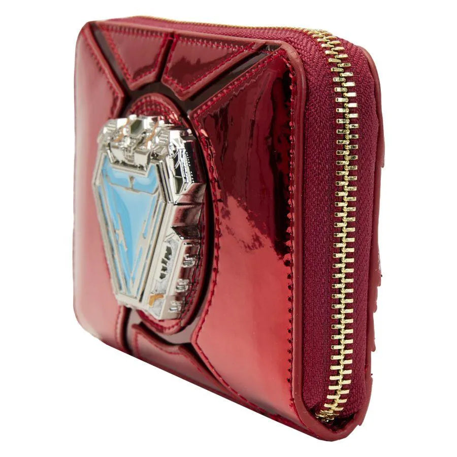 LOUMVWA0193 Infinity Saga - Iron Man 15th Anniversary Costume Zip Around Purse - Loungefly - Titan Pop Culture