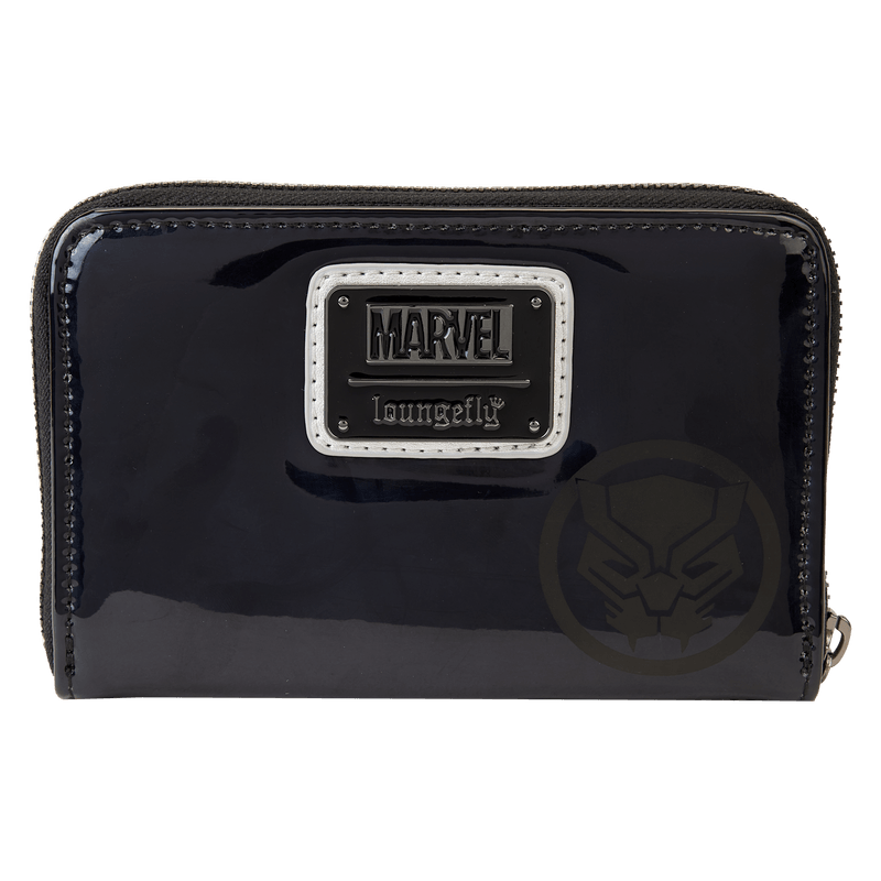 LOUMVWA0207 Marvel - Black Panther Cosplay Metallic Zip Around Wallet - Loungefly - Titan Pop Culture