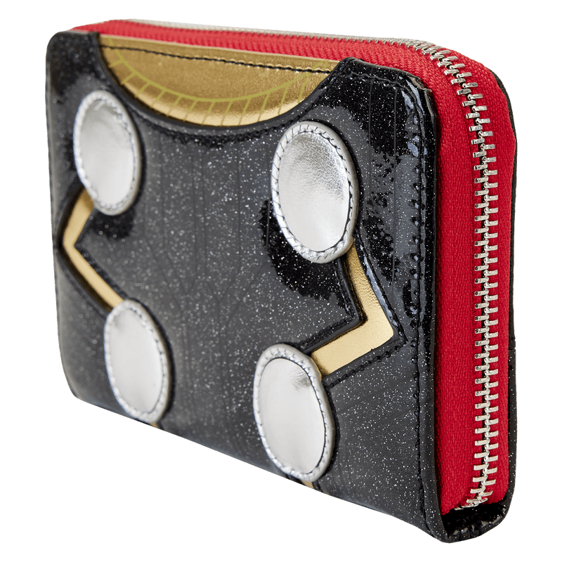 LOUMVWA0213 Marvel Comics - Thor Metallic Cosplay Zip Around Wallet - Loungefly - Titan Pop Culture