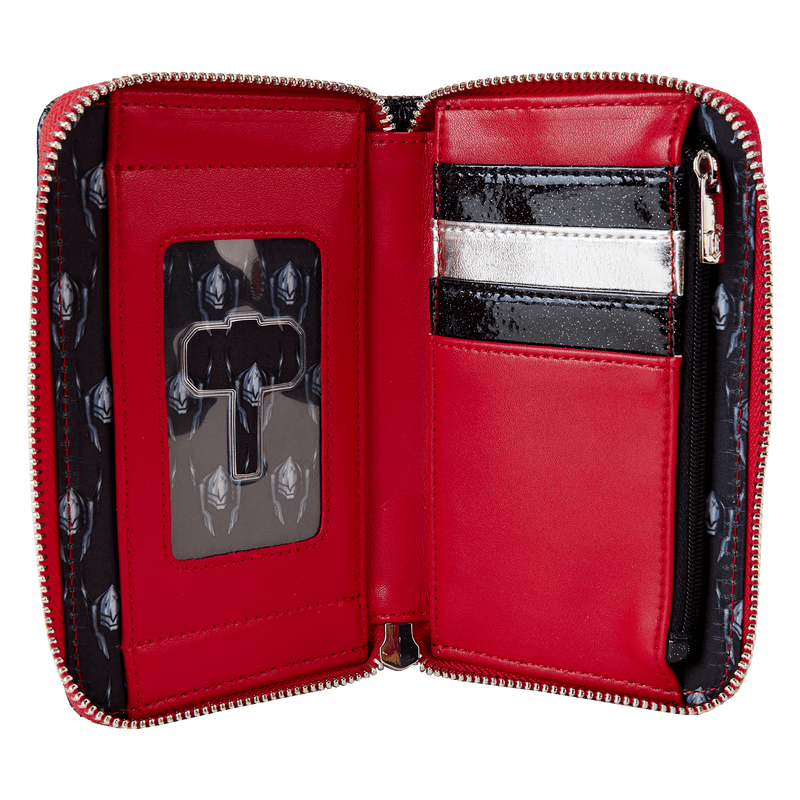 LOUMVWA0213 Marvel Comics - Thor Metallic Cosplay Zip Around Wallet - Loungefly - Titan Pop Culture