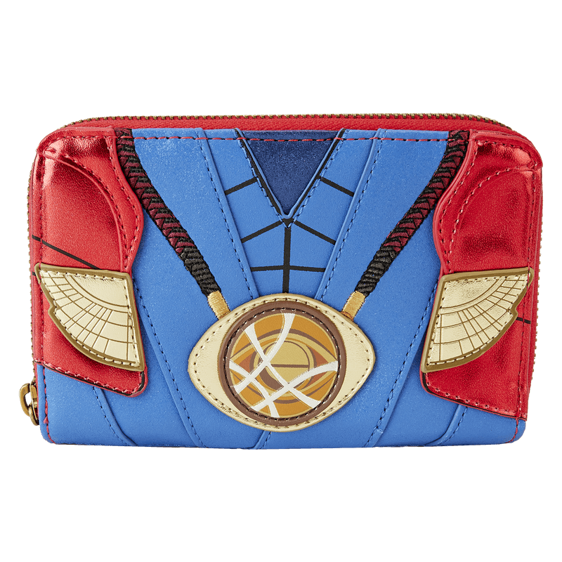 LOUMVWA0214 Marvel - Metallic Doctor Strange Cosplay Zip Around Wallet - Loungefly - Titan Pop Culture