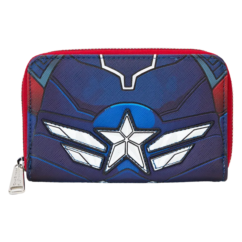 LOUMVWA0221 Captain America 4: Brave New World - Zip Around Wallet - Loungefly - Titan Pop Culture