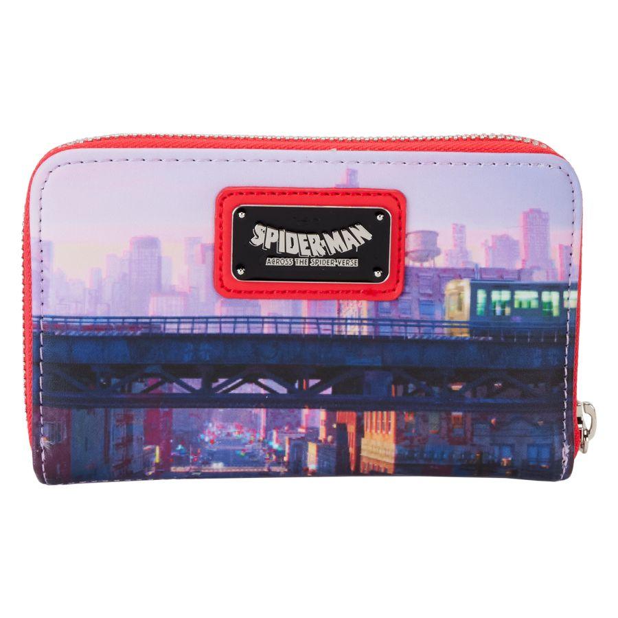 LOUMVWA0224 Spider-Man: Across the Spider-Verse - Spider-Gwen Zip Around Wallet - Loungefly - Titan Pop Culture