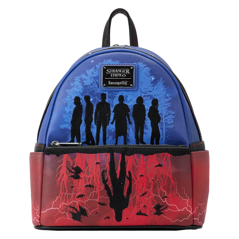 LOUNFXBK0081 Stranger Things - Upside Down Shadows Mini Backpack - Loungefly - Titan Pop Culture