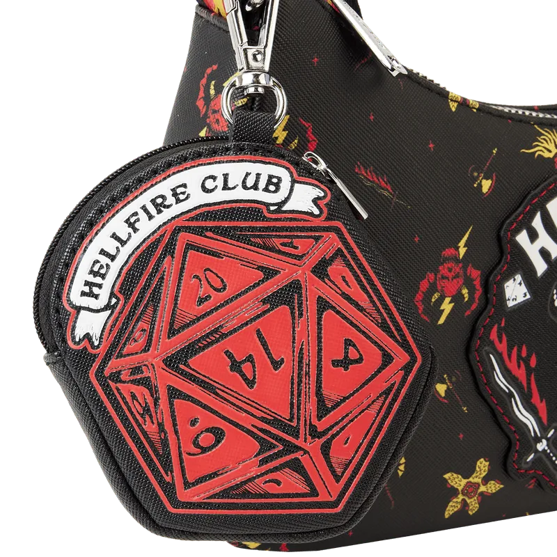 LOUNFXTB0046 Stranger Things - Hellfire Club Crossbody Bag - Loungefly - Titan Pop Culture