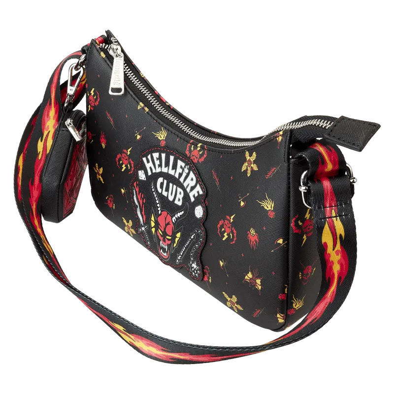 LOUNFXTB0046 Stranger Things - Hellfire Club Crossbody Bag - Loungefly - Titan Pop Culture