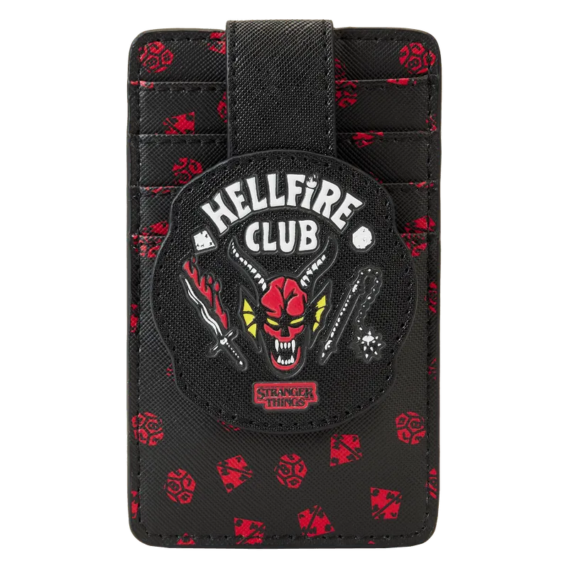 LOUNFXWA0026 Stranger Things - Hellfire Club Card Holder - Loungefly - Titan Pop Culture