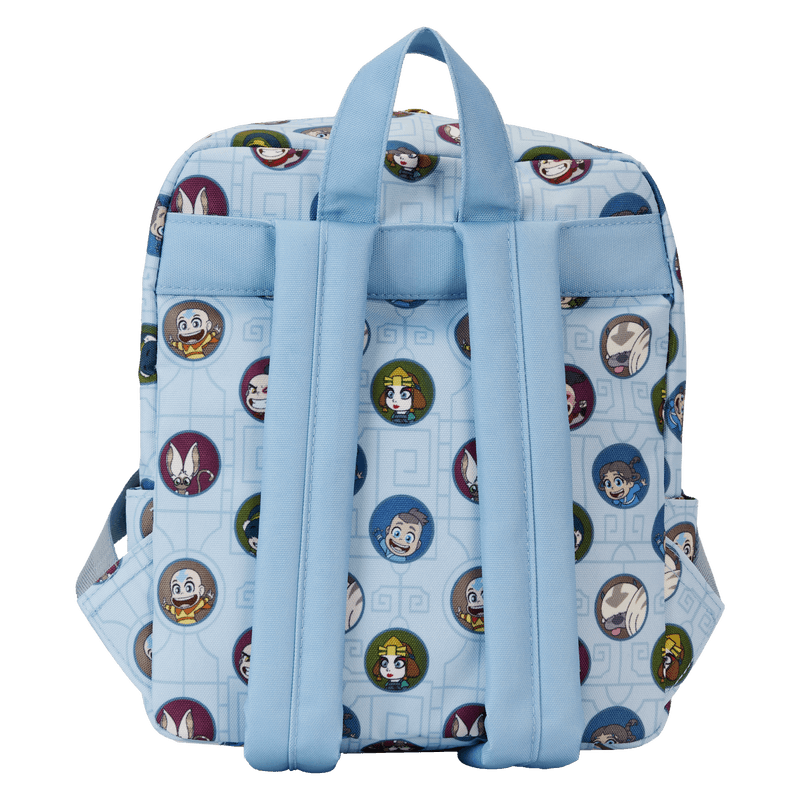 LOUNICBK0085 Avatar The Last Airbender - All-Over-Print Square Nylon Mini Backpack - Loungefly - Titan Pop Culture