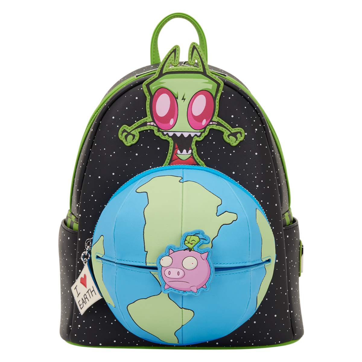 Invader Zim – Mini mochila que brilla en la oscuridad