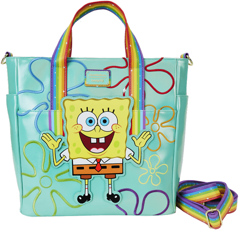 LOUNICTB0025 Spongebob Squarepants (25th Anniversary) - Imagination Convertible Tote - Loungefly - Titan Pop Culture