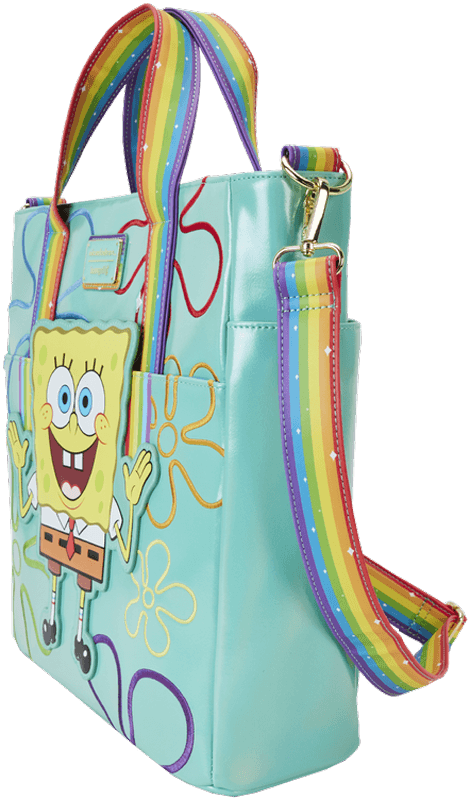 LOUNICTB0025 Spongebob Squarepants (25th Anniversary) - Imagination Convertible Tote - Loungefly - Titan Pop Culture