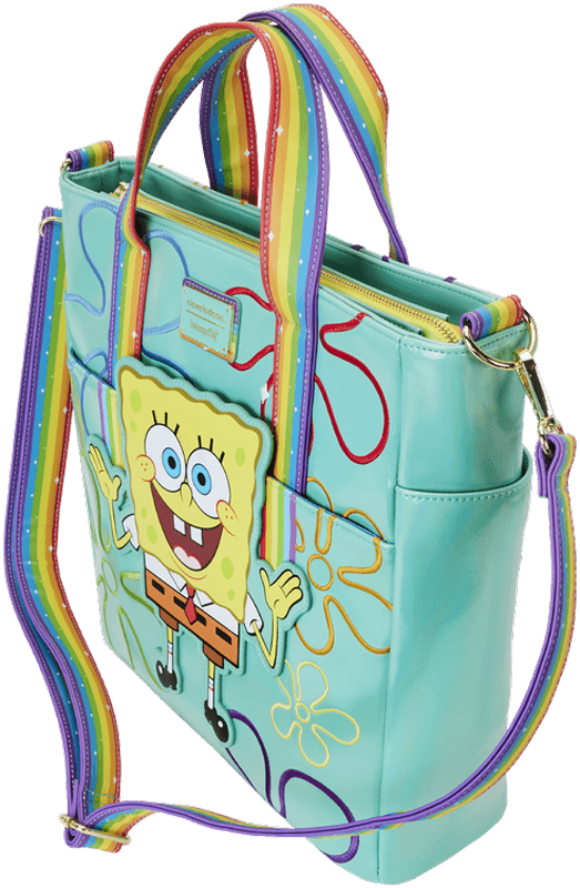 LOUNICTB0025 Spongebob Squarepants (25th Anniversary) - Imagination Convertible Tote - Loungefly - Titan Pop Culture