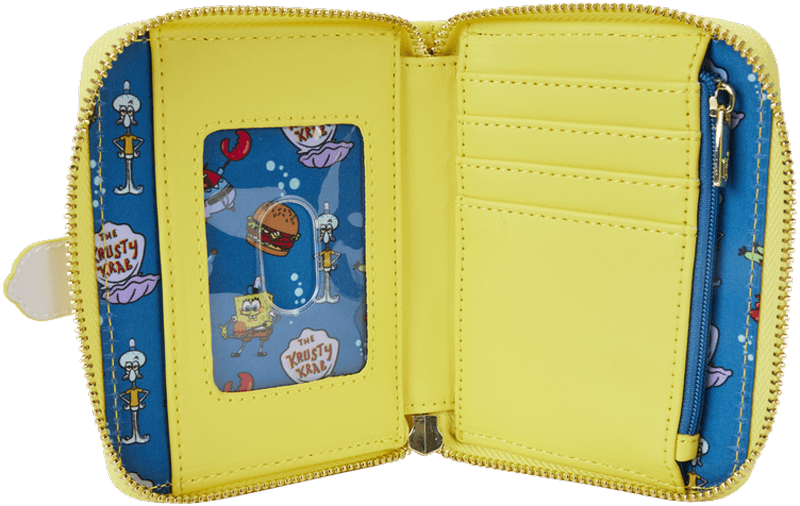 LOUNICWA0044 Spongebob Squarepants (25th Anniversary) - Spongebob Zip Around Wallet - Loungefly - Titan Pop Culture