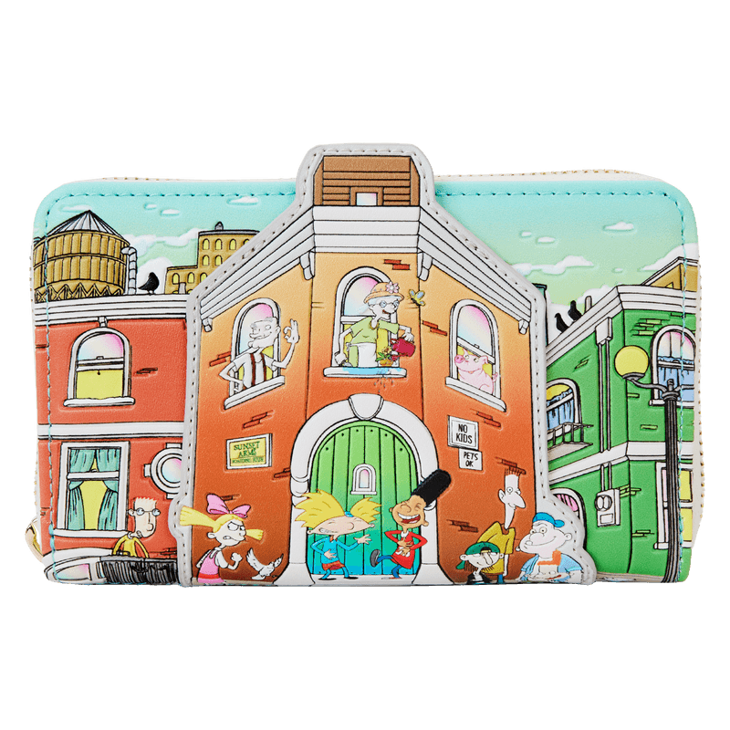 LOUNICWA0048 Hey Arnold - House Zip Around Wallet - Loungefly - Titan Pop Culture