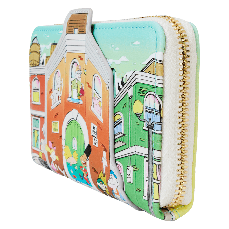 LOUNICWA0048 Hey Arnold - House Zip Around Wallet - Loungefly - Titan Pop Culture