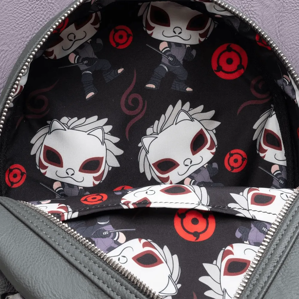 LOUNRBK0010 Naruto: Shippuden - Kakashi Hatake Anbu Mask US Exclusive Mini-Backpack [RS] - Loungefly - Titan Pop Culture