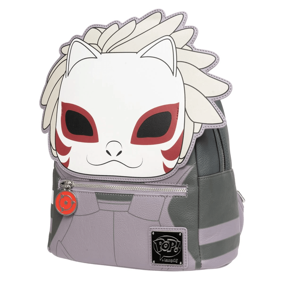 LOUNRBK0010 Naruto: Shippuden - Kakashi Hatake Anbu Mask US Exclusive Mini-Backpack [RS] - Loungefly - Titan Pop Culture