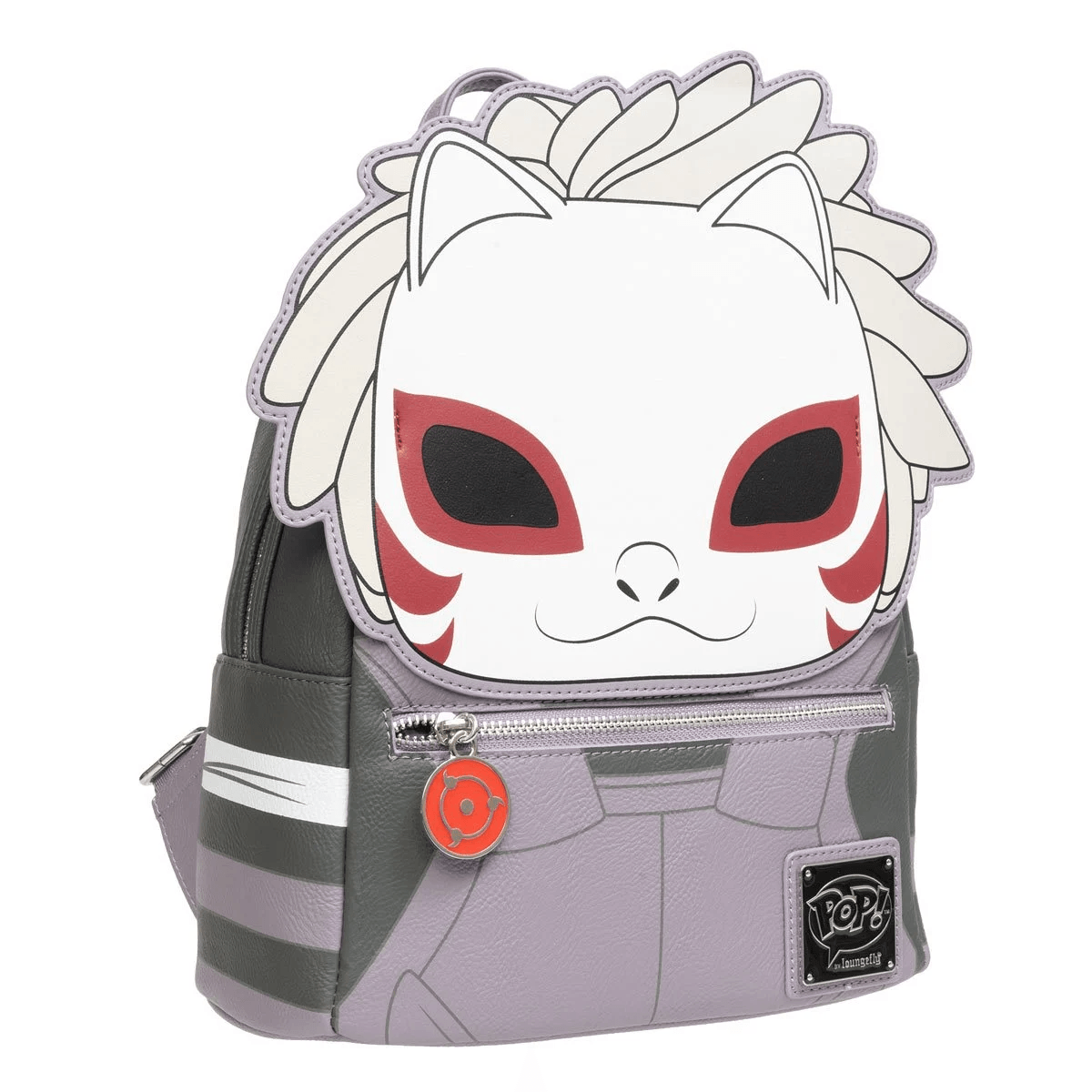 LOUNRBK0010 Naruto: Shippuden - Kakashi Hatake Anbu Mask US Exclusive Mini-Backpack [RS] - Loungefly - Titan Pop Culture