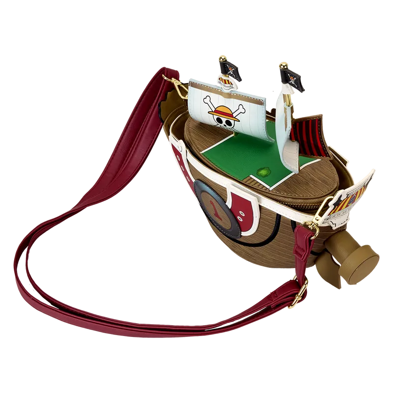 LOUOPTB0003 One Piece - Thousand Sunny Figural Crossbody Bag - Loungefly - Titan Pop Culture