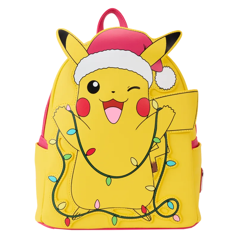 LOUPMBK0301 Pokemon - Holiday Pikachu Mini Backpack - Loungefly - Titan Pop Culture