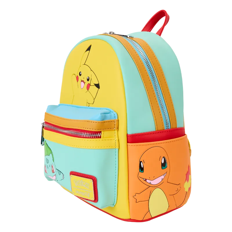 LOUPMBK0302 Pokemon - Starters Mini Backpack - Loungefly - Titan Pop Culture