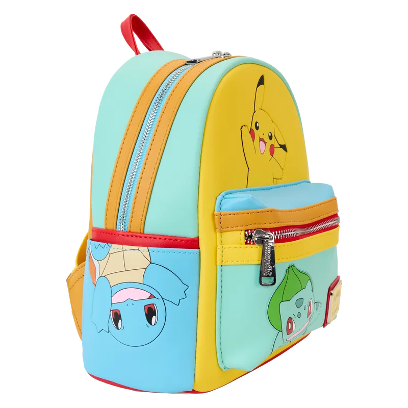 LOUPMBK0302 Pokemon - Starters Mini Backpack - Loungefly - Titan Pop Culture