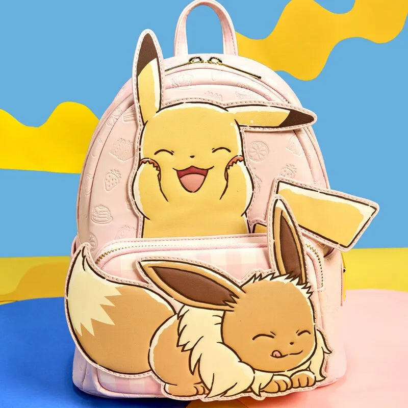 LOUPMBK0312 Pokemon - Pikachu & Eevee Mini Backpack - Loungefly - Titan Pop Culture