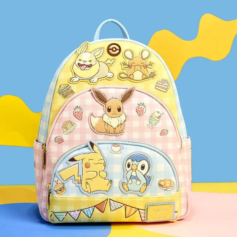 LOUPMBK0313 Pokemon - Cafe Triple Pocket Backpack - Loungefly - Titan Pop Culture