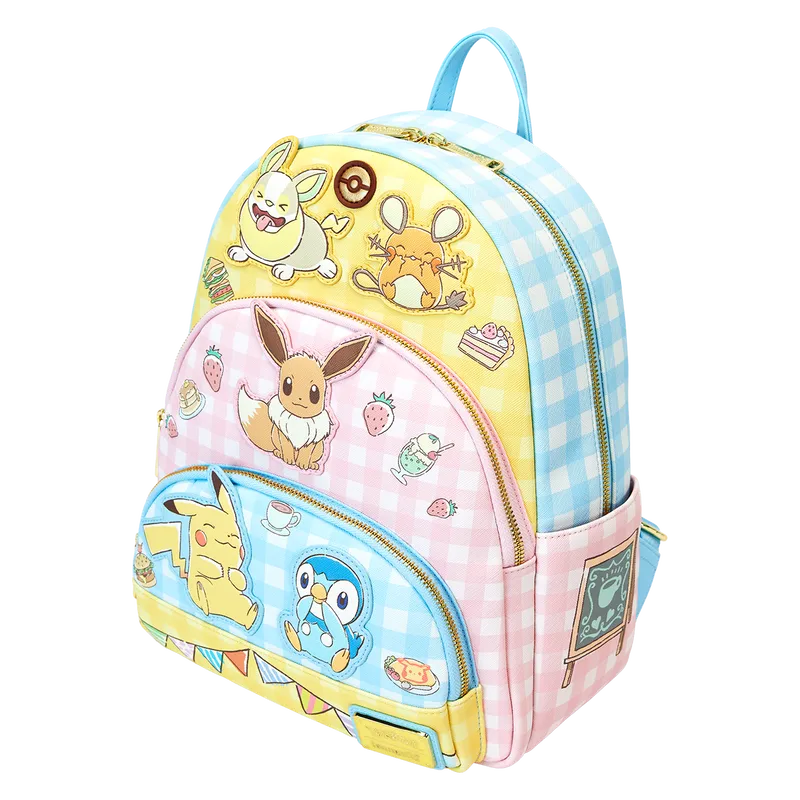 LOUPMBK0313 Pokemon - Cafe Triple Pocket Backpack - Loungefly - Titan Pop Culture