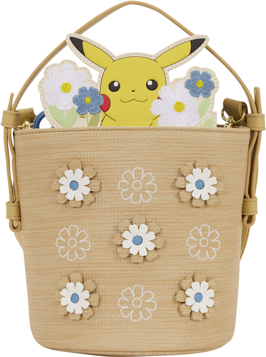 Pokemon – Floral Pikachu Crossbody Bag