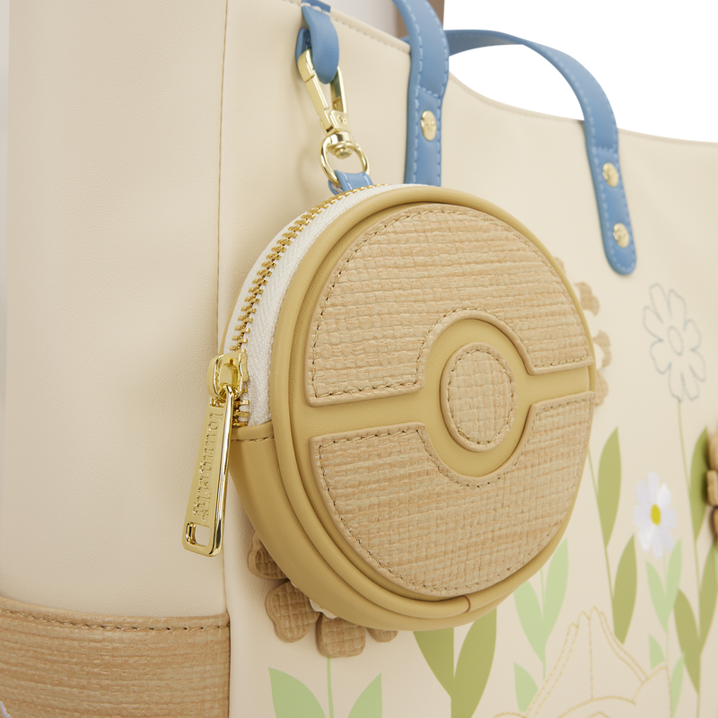 Pokémon – Bolso tote floral con monedero