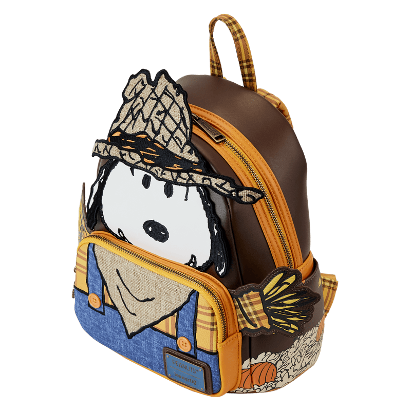 LOUPNBK0027 Peanuts - Snoopy Scarecrow Cosplay Mini Backpack - Loungefly - Titan Pop Culture