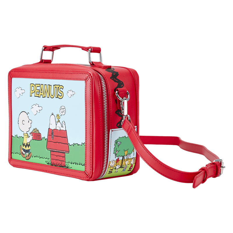 LOUPNTB0012 Peanuts - Charlie Brown Lunchbox Crossbody - Loungefly - Titan Pop Culture