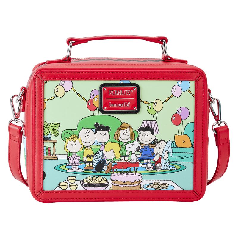 LOUPNTB0012 Peanuts - Charlie Brown Lunchbox Crossbody - Loungefly - Titan Pop Culture