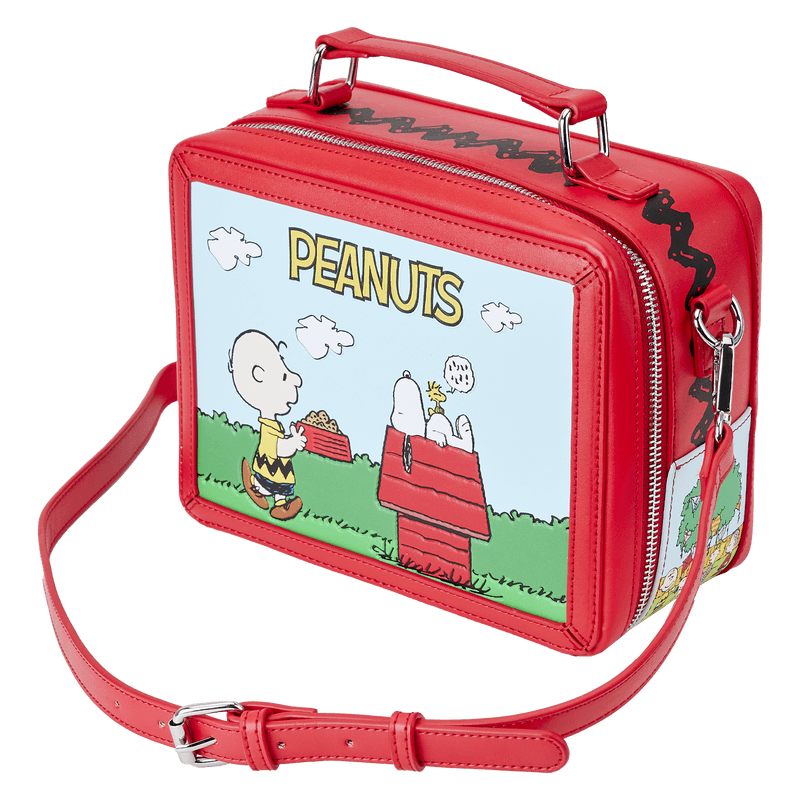 LOUPNTB0012 Peanuts - Charlie Brown Lunchbox Crossbody - Loungefly - Titan Pop Culture