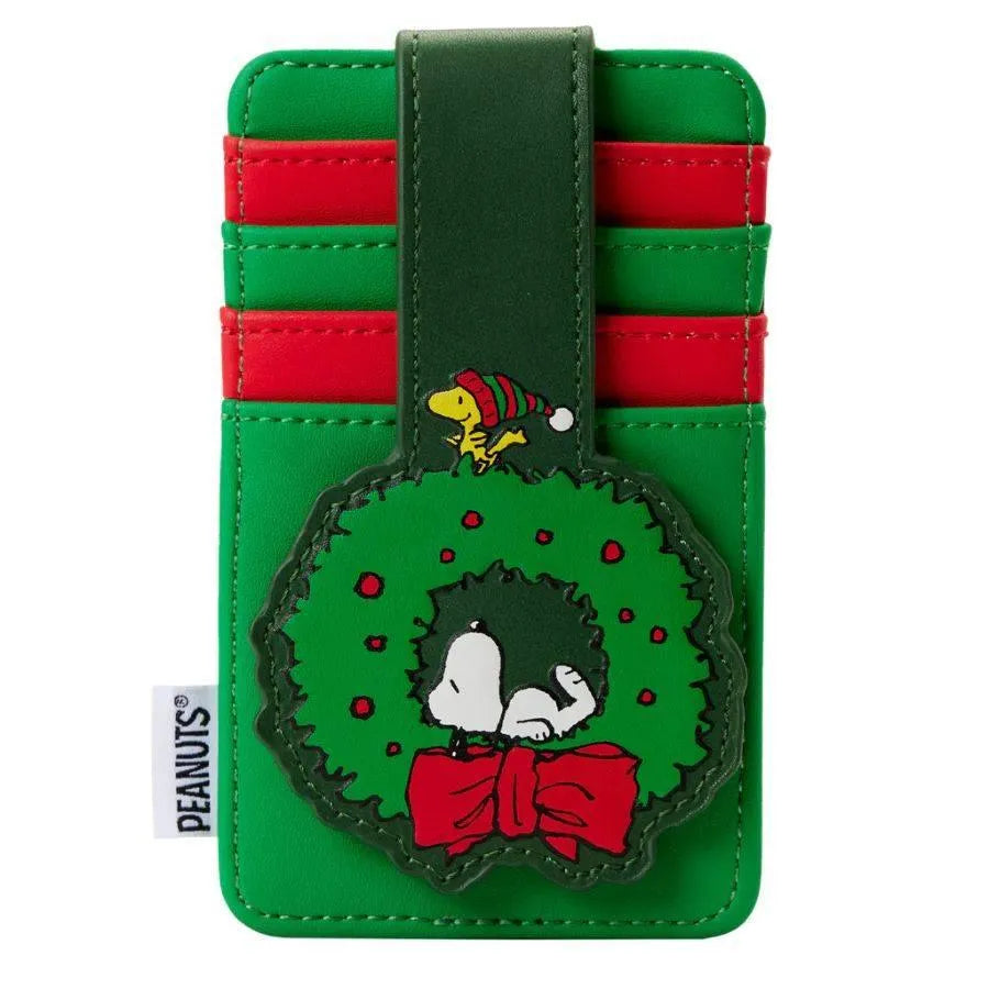 LOUPNWA0017 Peanuts - Snoopy Woodstock Wreath Card Holder - Loungefly - Titan Pop Culture