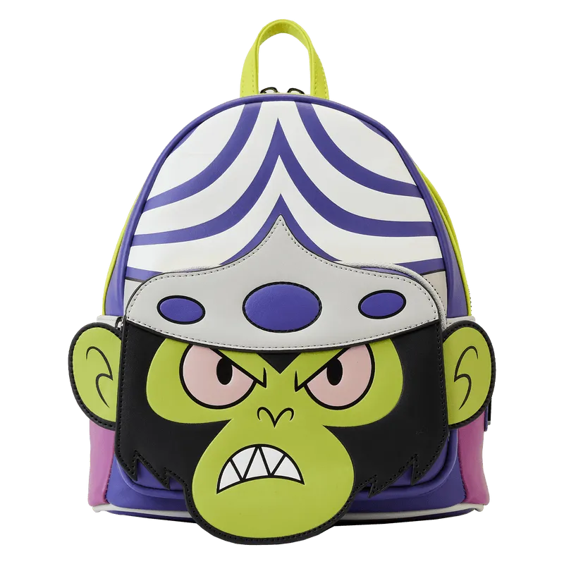 LOUPPGBK0002 Powerpuff Girls - Mojo Jojo Cosplay Mini Backpack - Loungefly - Titan Pop Culture