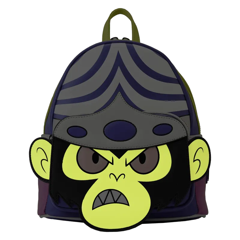 LOUPPGBK0002 Powerpuff Girls - Mojo Jojo Cosplay Mini Backpack - Loungefly - Titan Pop Culture