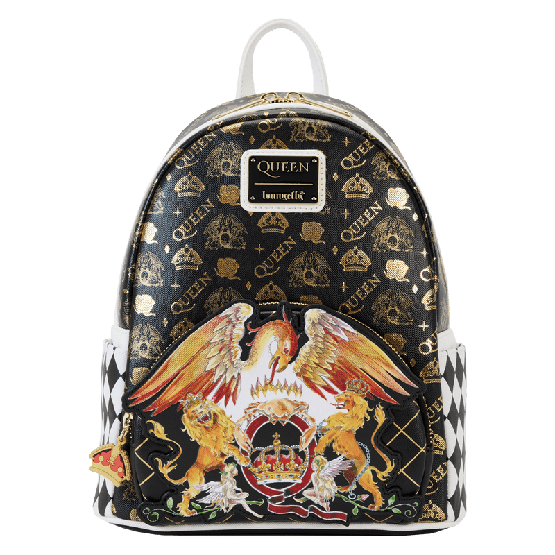 LOUQNBK0001 Queen - Logo Crest Mini Backpack - Loungefly - Titan Pop Culture