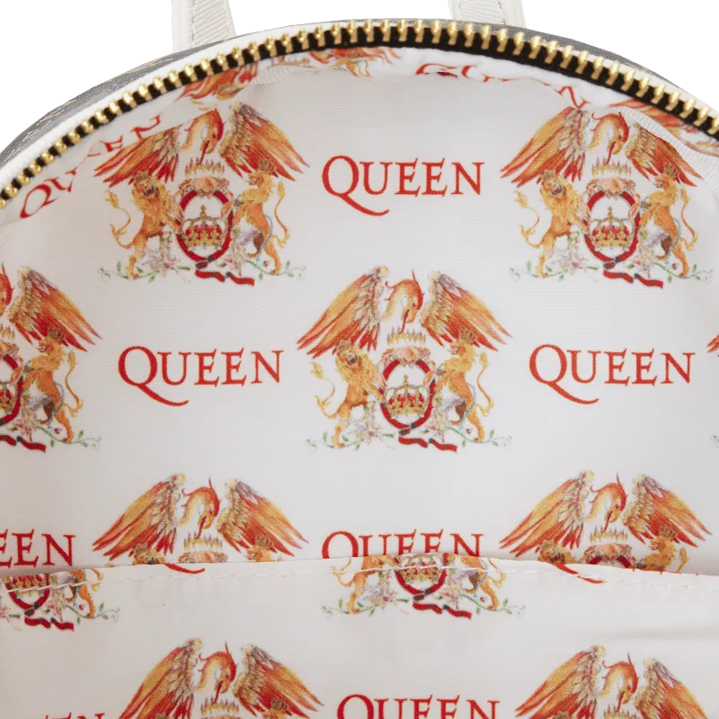 LOUQNBK0001 Queen - Logo Crest Mini Backpack - Loungefly - Titan Pop Culture