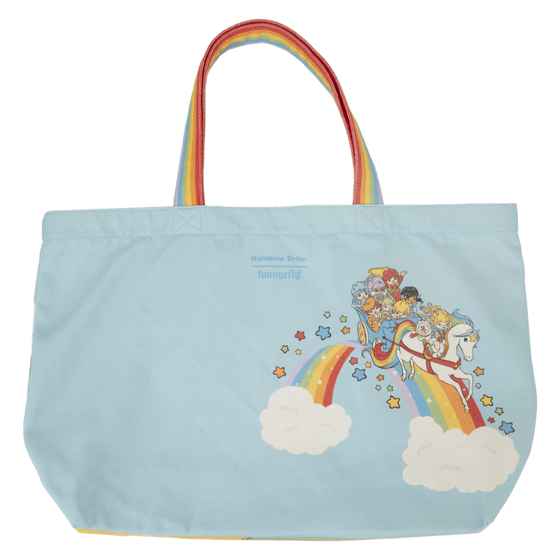 LOURBRTB0001 Rainbow Brite - Gang Rainbow Handle Canvas Tote - Loungefly - Titan Pop Culture