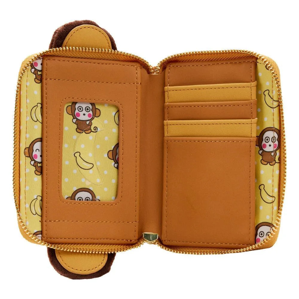 LOUSANWA0927 Sanrio - Monkichi Costume Zip Around Wallet - Loungefly - Titan Pop Culture