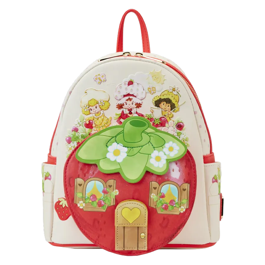 LOUSBSBK0001 Strawberry Shortcake - Strawberry House Mini Backpack - Loungefly - Titan Pop Culture