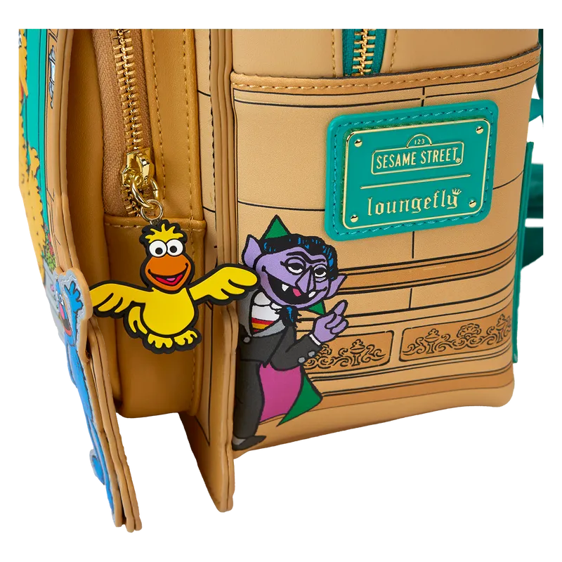 LOUSESBK0014 Sesame Street - Corner Mini Backpack - Loungefly - Titan Pop Culture