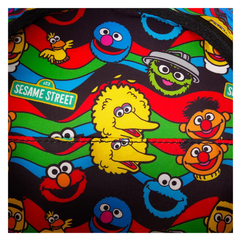 LOUSESTB0003 Sesame Street - Lenticular Retro TV Crossbody - Loungefly - Titan Pop Culture