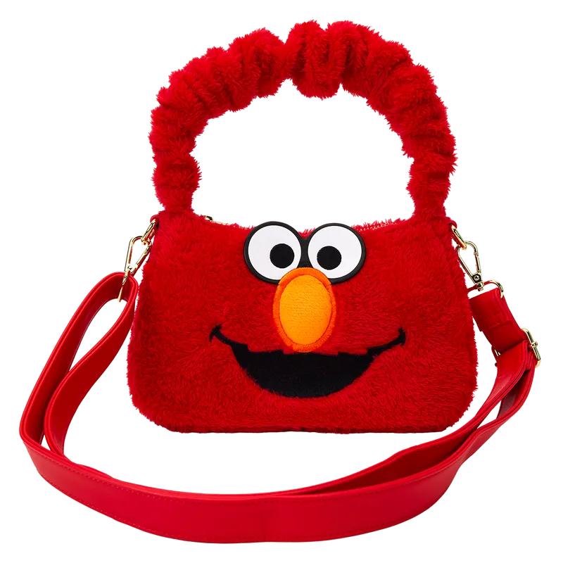 LOUSESTB0004 Sesame Street - Elmo Plush Crossbody - Loungefly - Titan Pop Culture