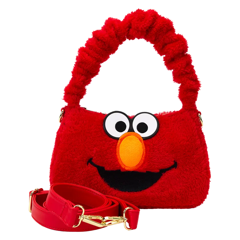 LOUSESTB0004 Sesame Street - Elmo Plush Crossbody - Loungefly - Titan Pop Culture