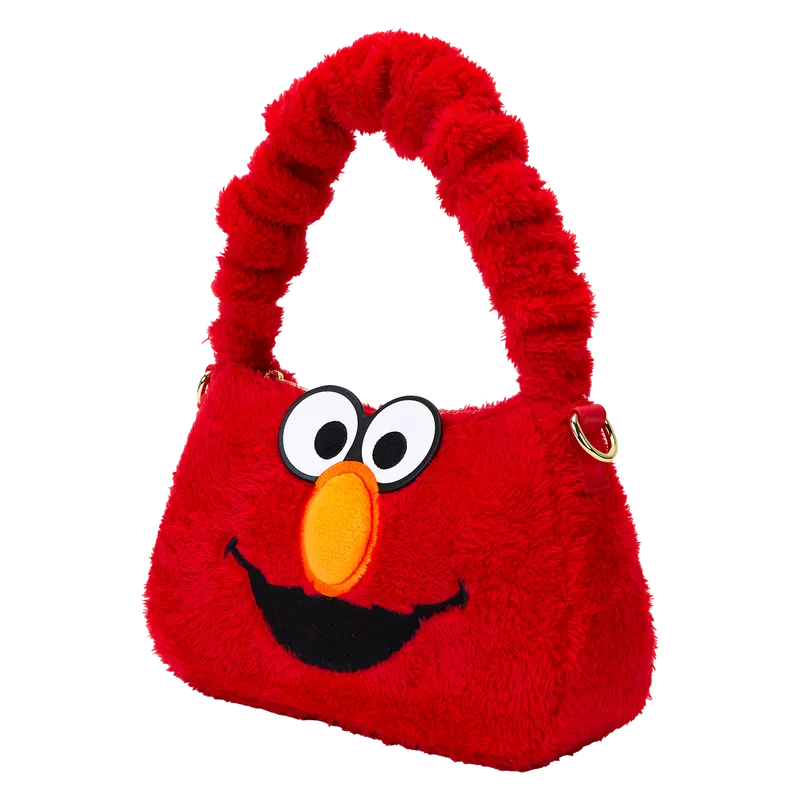 LOUSESTB0004 Sesame Street - Elmo Plush Crossbody - Loungefly - Titan Pop Culture